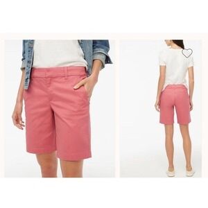 NWT J.Crew 9" Frankie bermuda chino short Light Dusty Red $50 Preppy AL569 16